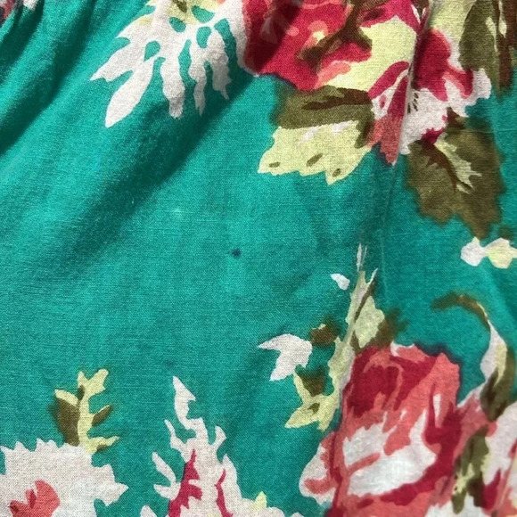 Imperfect handmade dress floral plus size button down back dress size 2X 3X ? - Picture 6 of 14